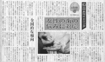 上毛新聞のホワイトニングの記事で当院が掲載されました。